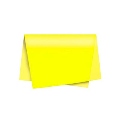 Papel Seda Amarelo 48x60 C/5fls