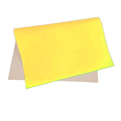 Papel Camurca Amarelo Bls C/1fl