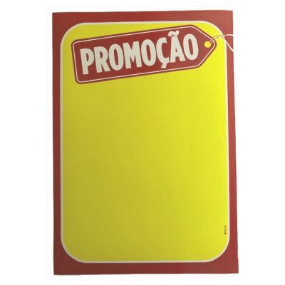 Cartaz Preco Retangular 27,7 X 42cm - Promocao C/25 Un. Mod.78