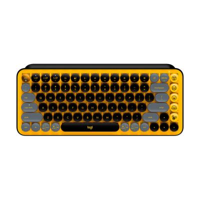 Teclado Sem Fio Mecanico Pop Keys Amarelo 920-010710 Logitech