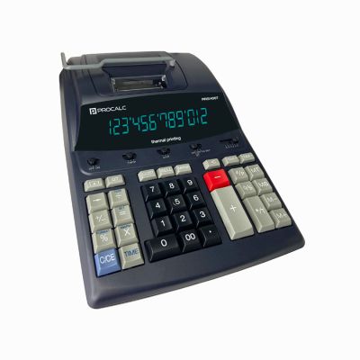 Calculadora Mesa C/ Bobina Impressao Termica 12 Digitos Pr5400t Procalc