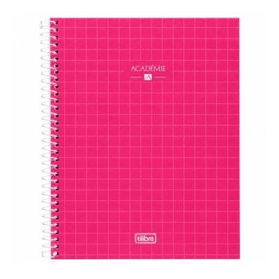 Caderno Universitario Capa Dura 1x1 80fls Academie Tilibra