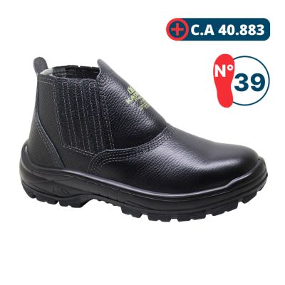 Botina Elastico Premium Preto Nº 39 Kadesh Ca 40883