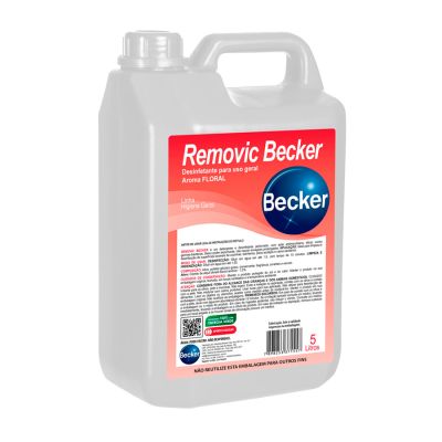 Desinfetante Concentrado Removic Floral Bactericida 5l Becker 1419
