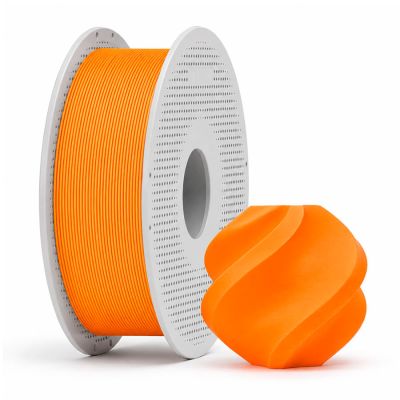 Filamento Pla Lite Laranja C/ Carretel Bambu Lab