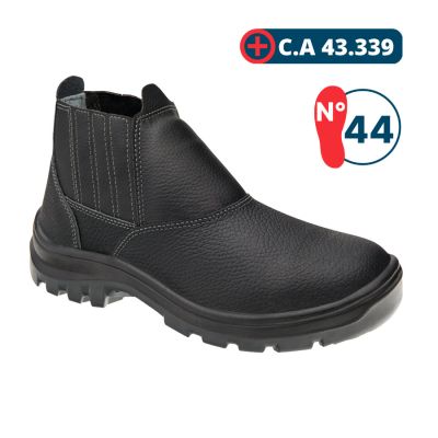 Botina De Seguranca Elastico Bico Aco 10vb48a Preto N° 44 Marluvas