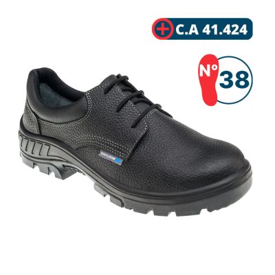 Botina De Seguranca C/ Cadarco Bico Plastico 95s29bp Preto N° 38 Marluvas