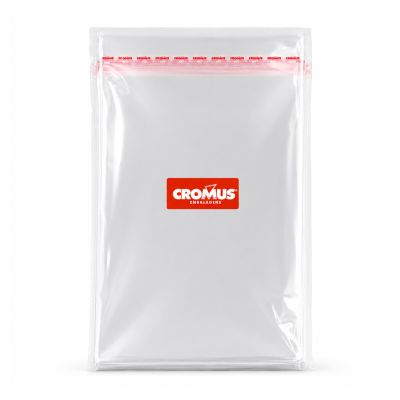 Saco Plastico Adesivado C/ 3 Abas 12 X 18cm C/ 100 Cromus