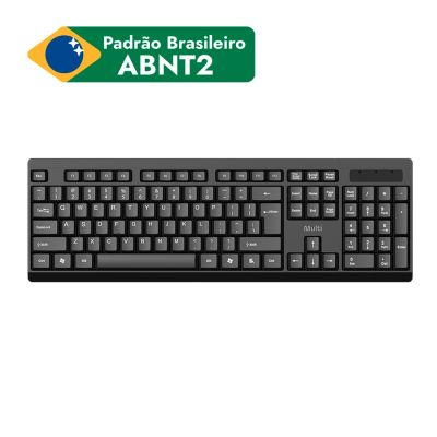 Teclado Sem Fio Ts10 Preto Tc607 Multi