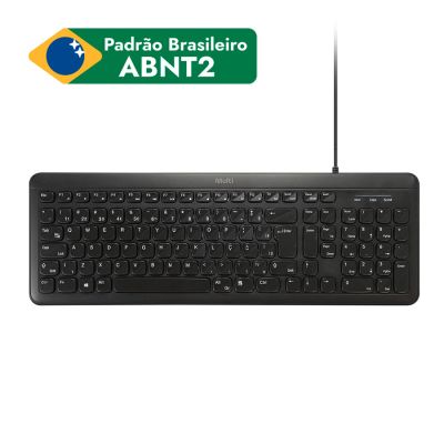 Teclado Com Fio Usb Preto Tc665 Multi