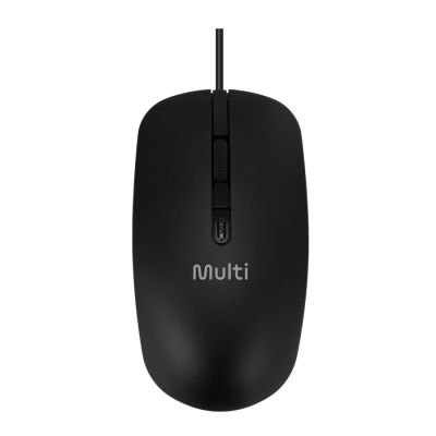 Mouse Com Fio Usb Mf690 Preto Mo690 Multi