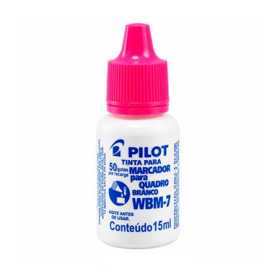 Tinta Reabastecedor Marcador Quadro Branco Wbm-7 Rosa Pilot