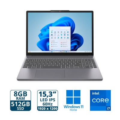 Notebook Lenovo Ideapad Slim 3 15irh10 15,3 / Intel Core I7-13620h / 8gb / 512gb Ssd / Win 11 Home