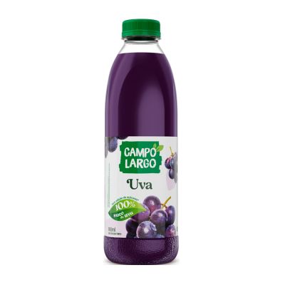Suco De Uva Tinto Integral 900ml Campo Largo