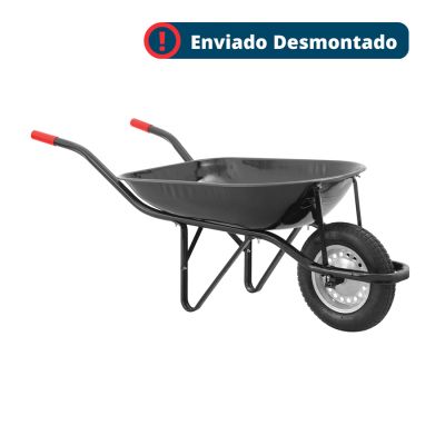 Carrinho De Mao 65l Preto Nove54 (desmontado)