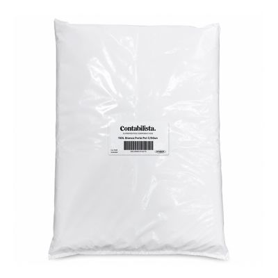 Saco De Lixo 150l Branco 7mc C/ 50 Ecoplan