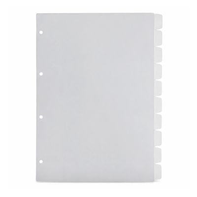 Divisoria Fichario A4 C/10 Materias Cristal 6922-cr Dac