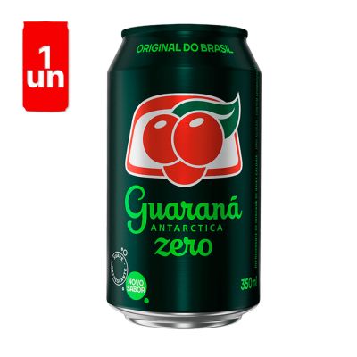 Refrigerante Guarana Antarctica Zero Lata 350ml