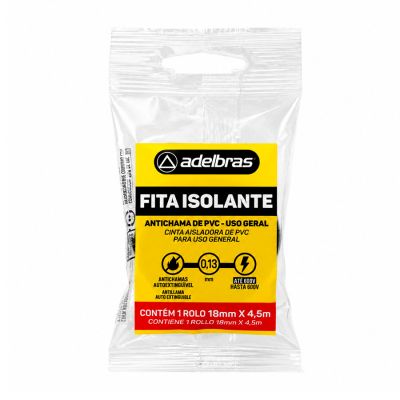 Fita Isolante 18mm X 4,5m Bls C/ 1 Adelbras