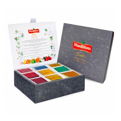 Caixa Cha Frutas E Folhas 103g C/ 90 Saquinhos Envelopados Mandiervas