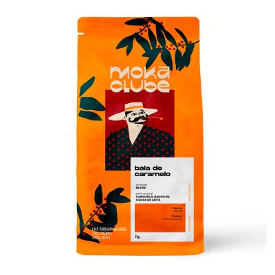 Cafe Em Graos Bala De Caramelo 1kg Moka Clube