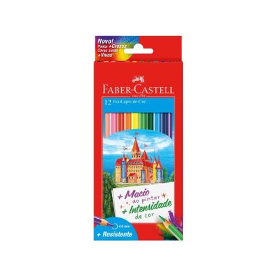 Lapis De Cor Ecolapis 12 Cores 4.0mm Faber-castell