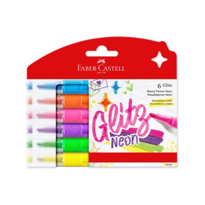 Marca Texto Glitz Neon Faber-castell