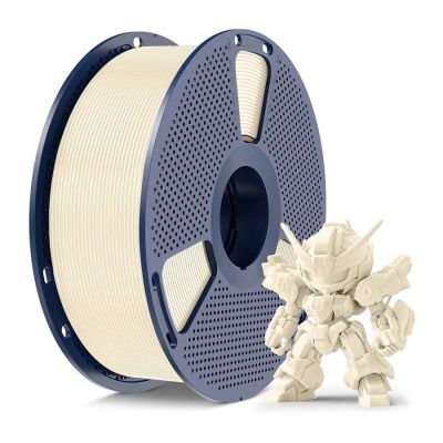 Filamento Pla Meta 1,75mm Branco Creme C/ Carretel Sunlu