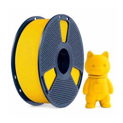Filamento Pla Matte 1,75mm Amarelo C/ Carretel Sunlu