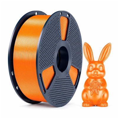 Filamento Pla+ Silk 1,75mm Laranja C/ Carretel Sunlu