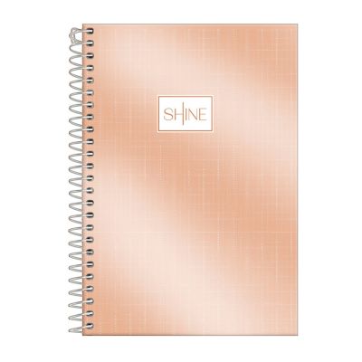 Caderno Linguagem Espiral Capa Dura 1/4 80fls Shine Foroni